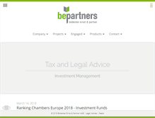 Tablet Screenshot of bepartners.pro